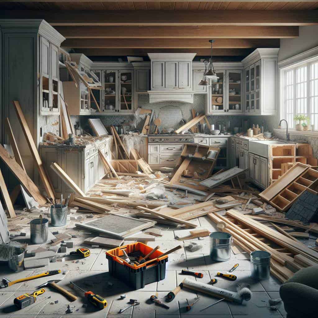 A guide to kitchen remodeling chaos.