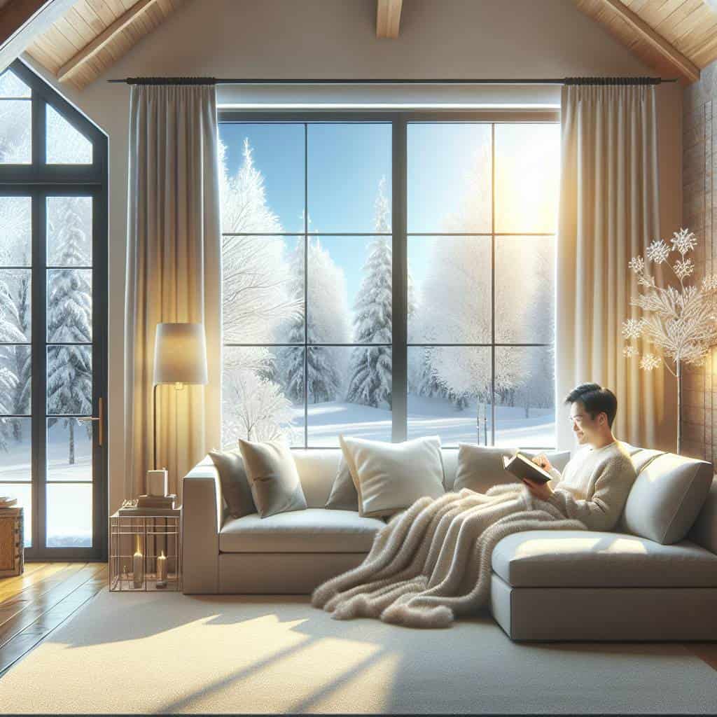 Benefits of new windows in winter.