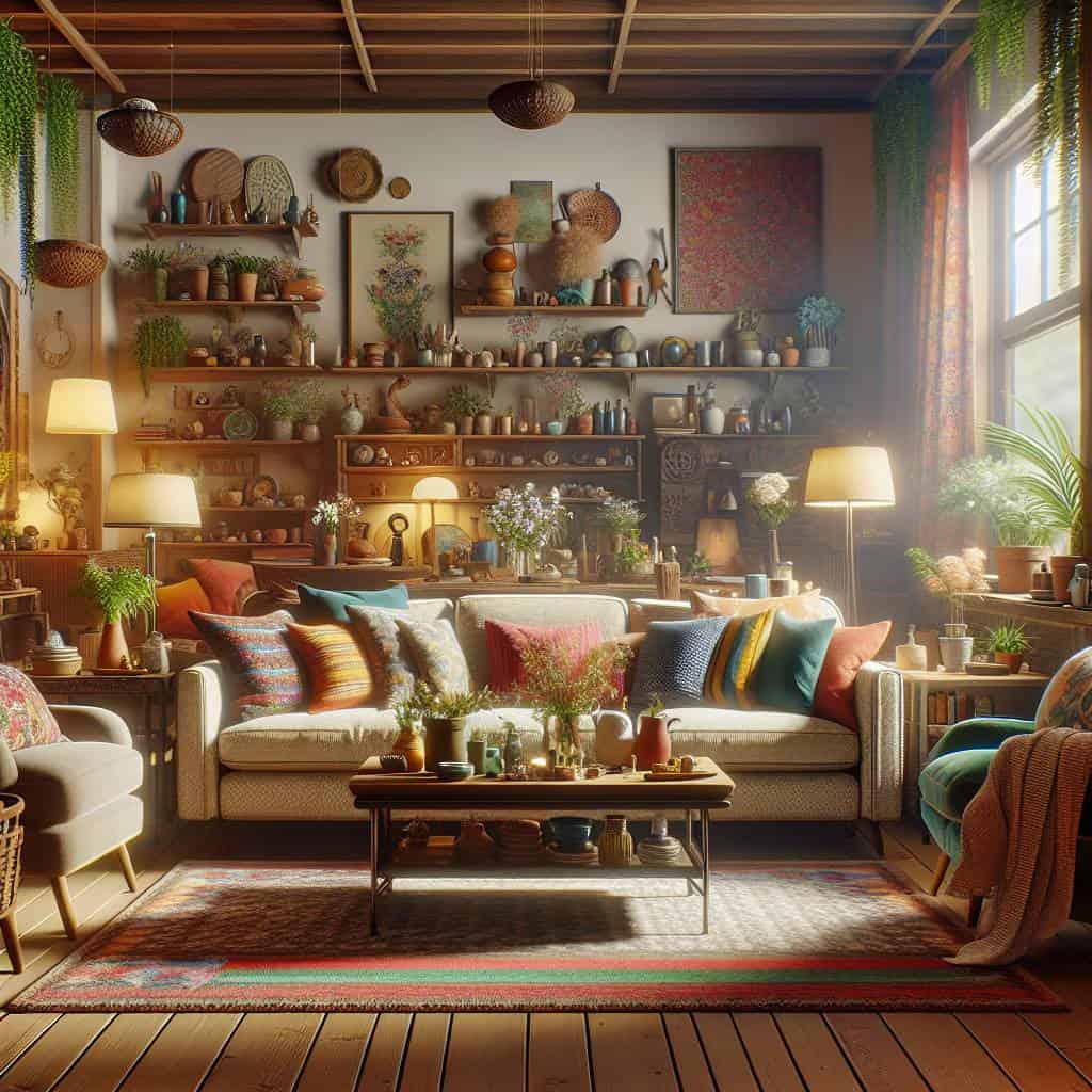 Cozy living room budget decorating ideas.