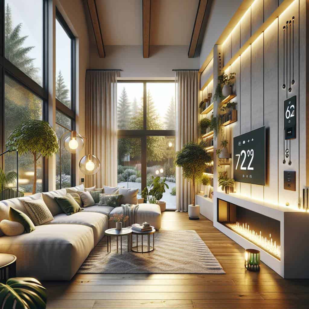 Energy efficient home upgrades living room