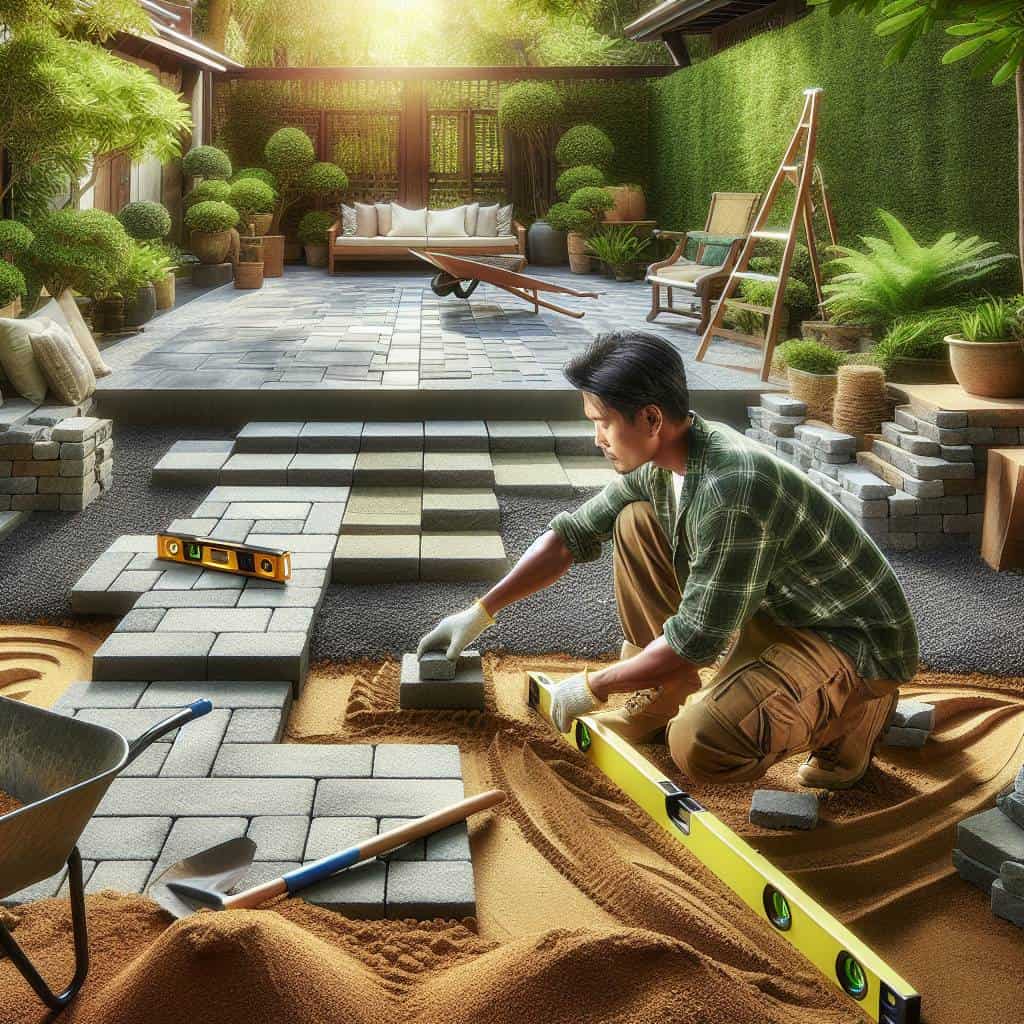 How to build a paver patio guide