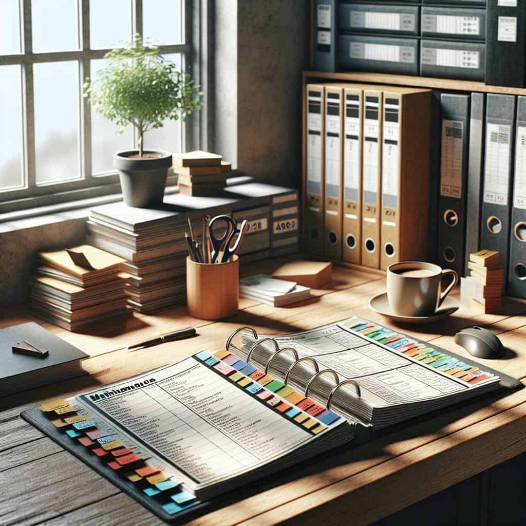 How to create a home maintenance binder.