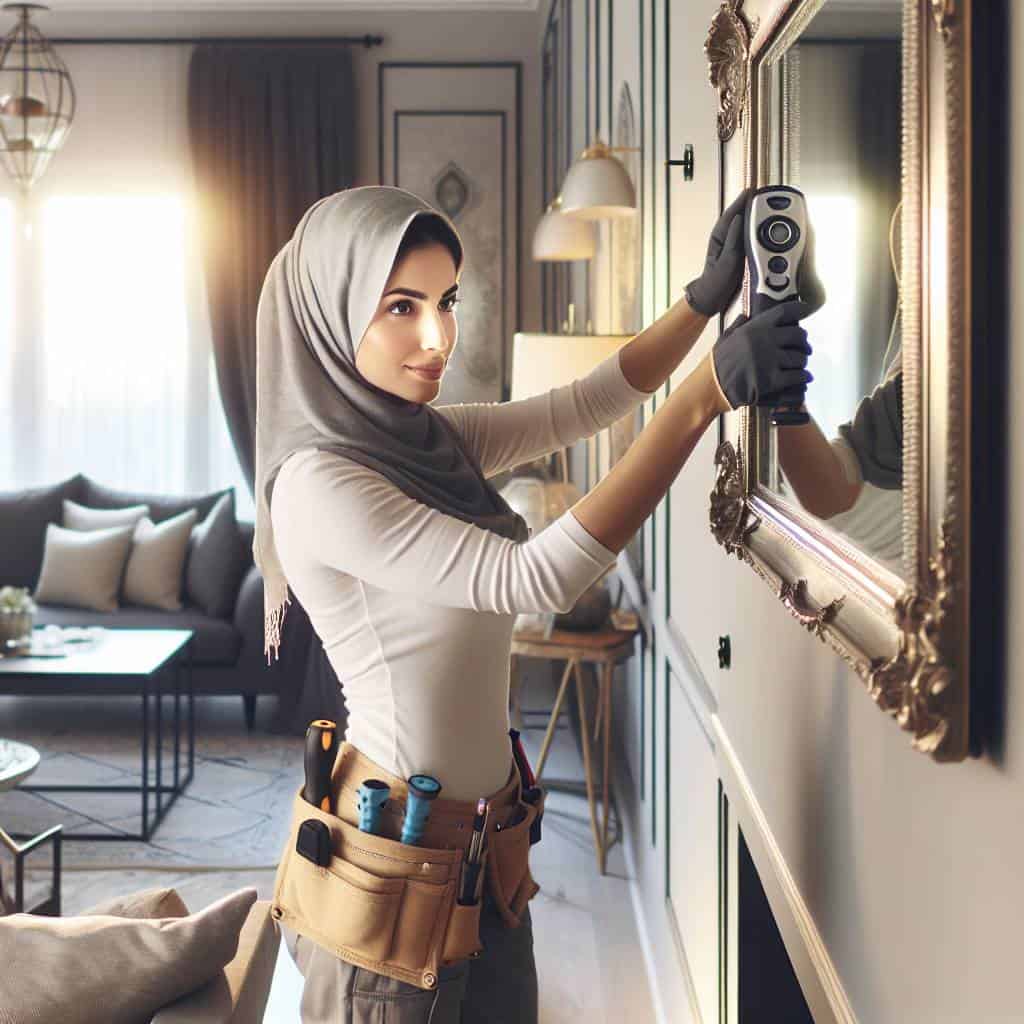 How to hang heavy mirrors confidently.