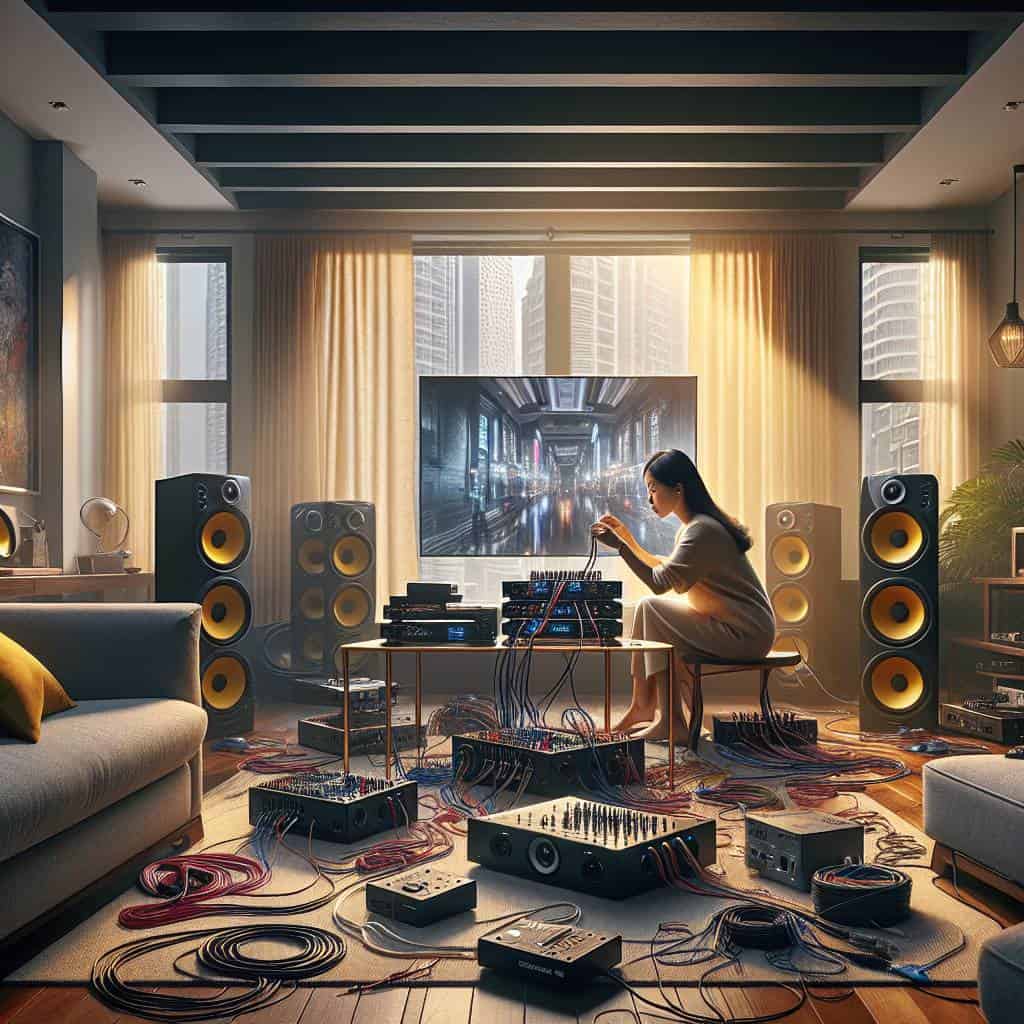 How to set up a home theater.