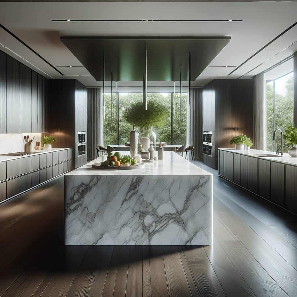 Modern kitchen island design ideas showcase.