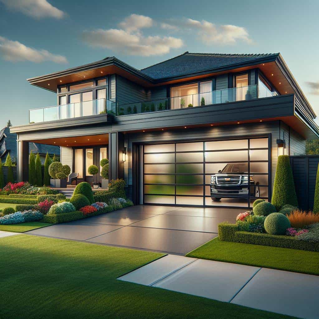 Modern garage door upgrades, sleek design.