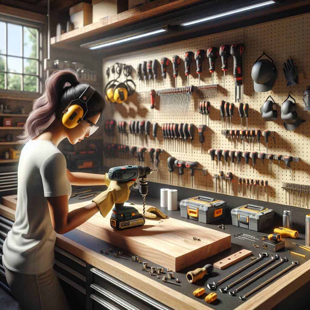 Power tool safety tips in workshop