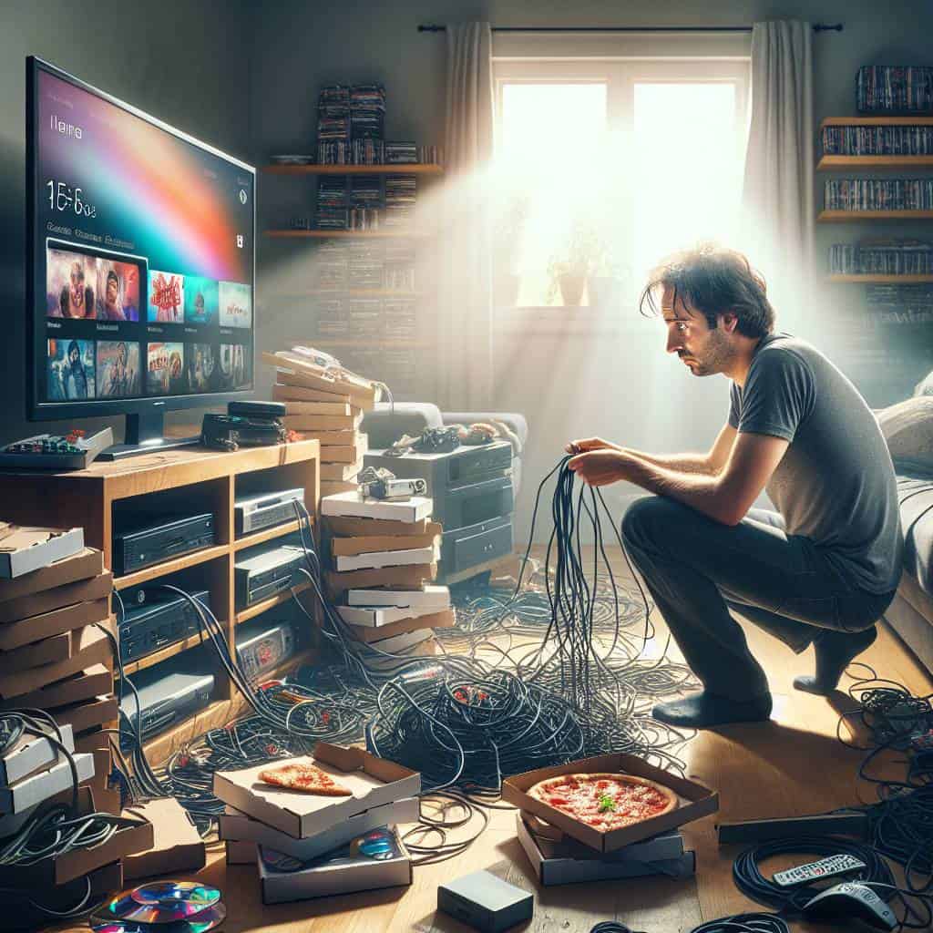 Setting up a media server at home.