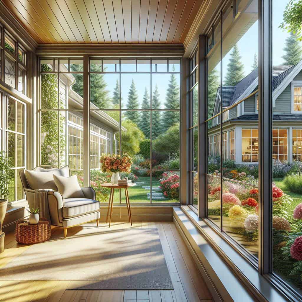 The value of a home addition sunroom.
