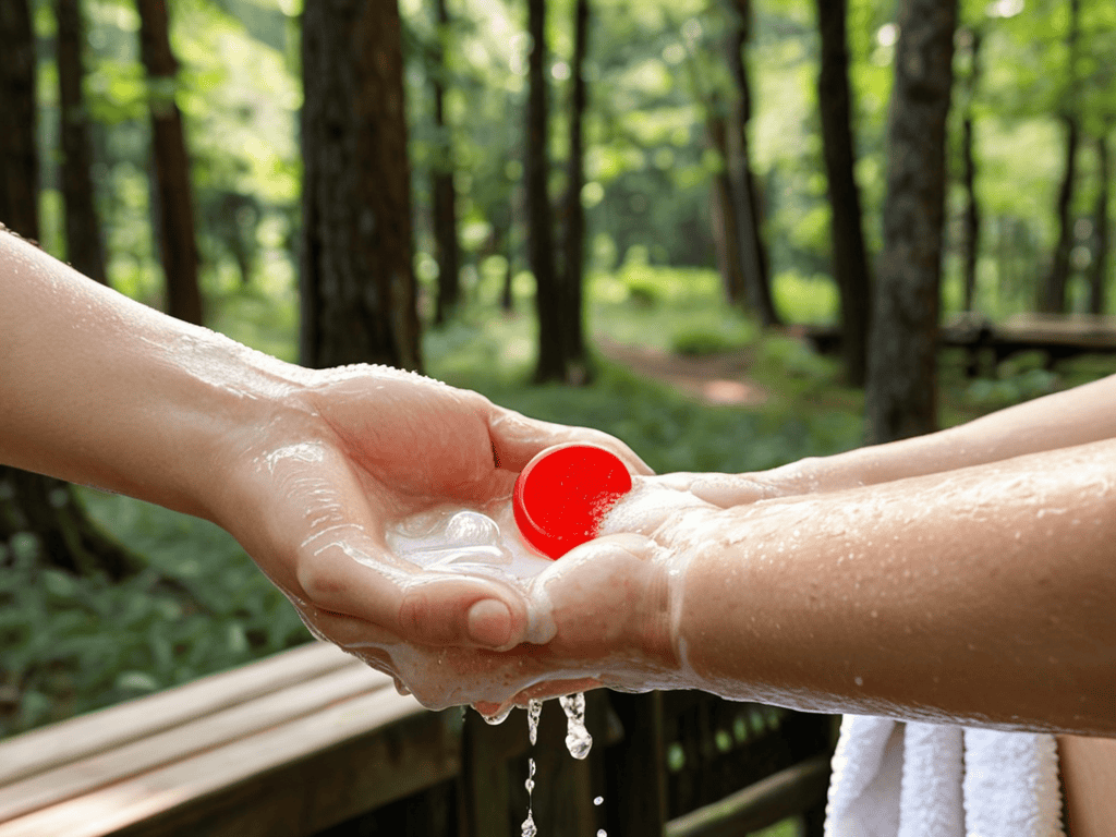 Removing a Tick Safely outdoors