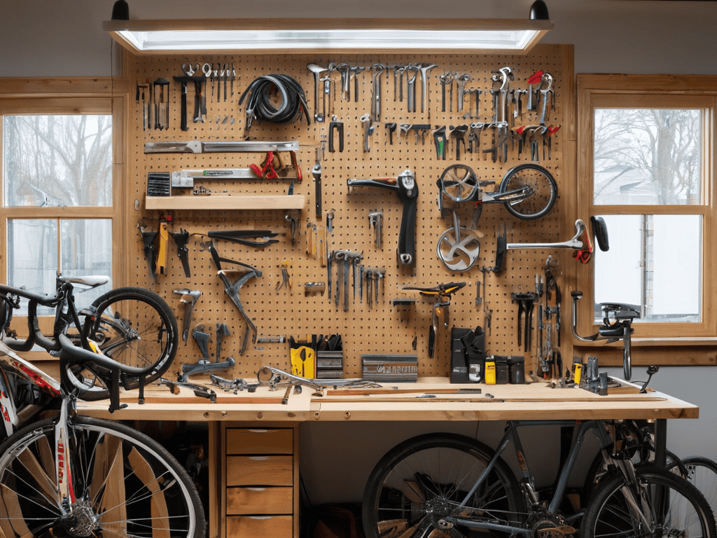 Bicycle Maintenance Station tools