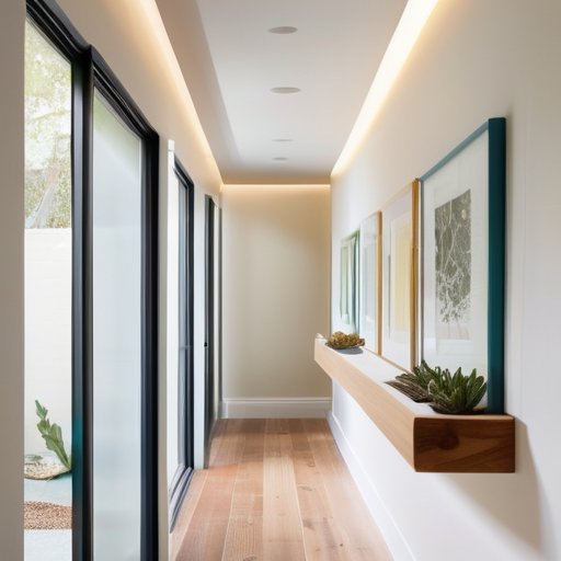 Wrapping It All Up hallway color makeover