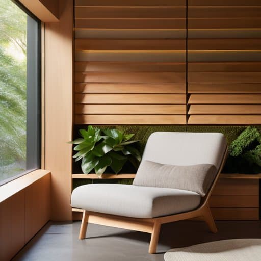 Wrapping It All Up: cozy acoustic nook