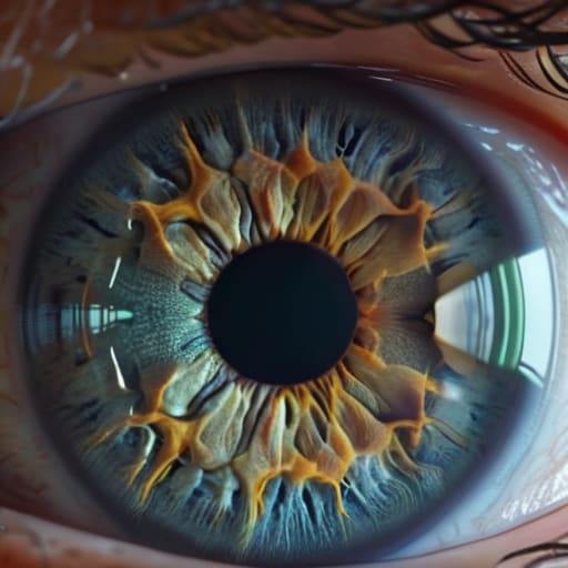 High-frequency detail separation in skin photography.