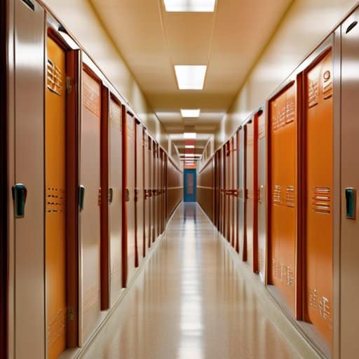 Eerie hallway, liminal space aesthetic fascination